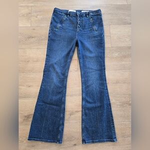 Pilcro & The Letterpress High Rise Trouser Bootcut Jeans - Size 32